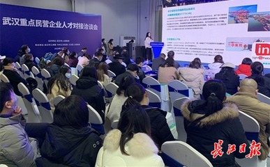 市工商聯與江漢區聯合召開 武漢重點民營企業人才對接洽談會